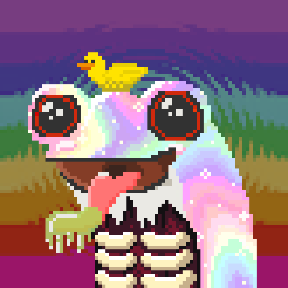 how about a good old-fashioned...
🐸TWITTER GIVEAWAY 🐸

♥️♻️ LIKE &amp; RETWEET
👥FOLLOW ME

for a chance to win this rare PIXELhead!
$algo #algo #AlgorandNFTs #nft