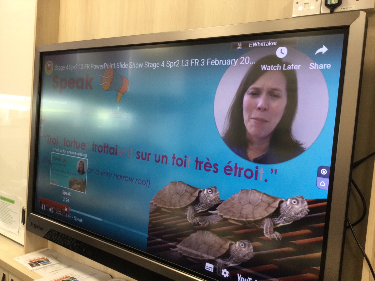 HBJSCH63's tweet photo. In our French lesson this afternoon, 6TW had to try and say tongue twisters! #HBJS6TW #HBJSFrench https://t.co/2z04hltQ0E