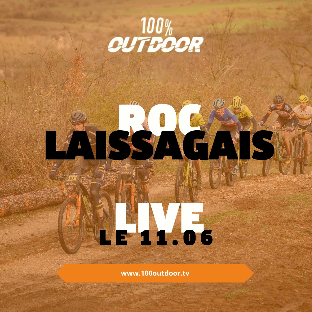 🚵‍♂️ Ne manquez pas la diffusion gratuite du @roc_laissagais sur 100% Outdoor, le dimanche 11 juin à partir de 9h. Accrochez-vous pour une expérience de VTT intense et palpitante ! 🤩 #RocLaissagais #VTT #100outdoortv #sport #sportoutdoor #outdoor