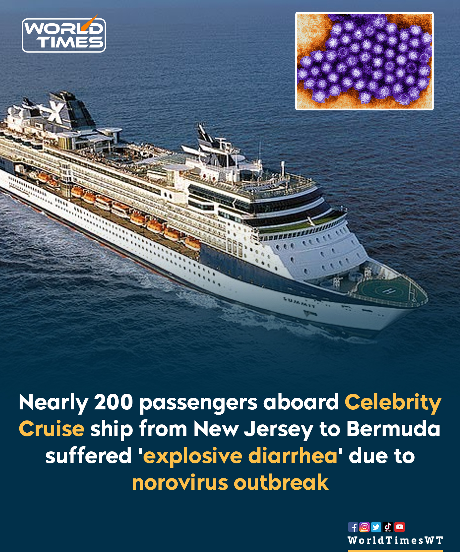 World Times on Twitter "A norovirus outbreak on board a Celebrity