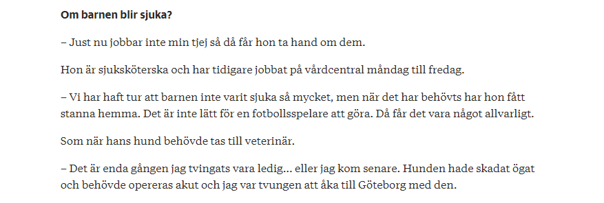 tim_sodergren's tweet photo. Måste uttrycka beundran för kollegorna på @BTSporten. Är oerhört duktiga på att hitta annorlunda vinklar. Som vabb-serien med fotbollsspelare. Dansken Andre Römers dråpliga svar här var dock rätt talande... https://t.co/zopfHmIsO2