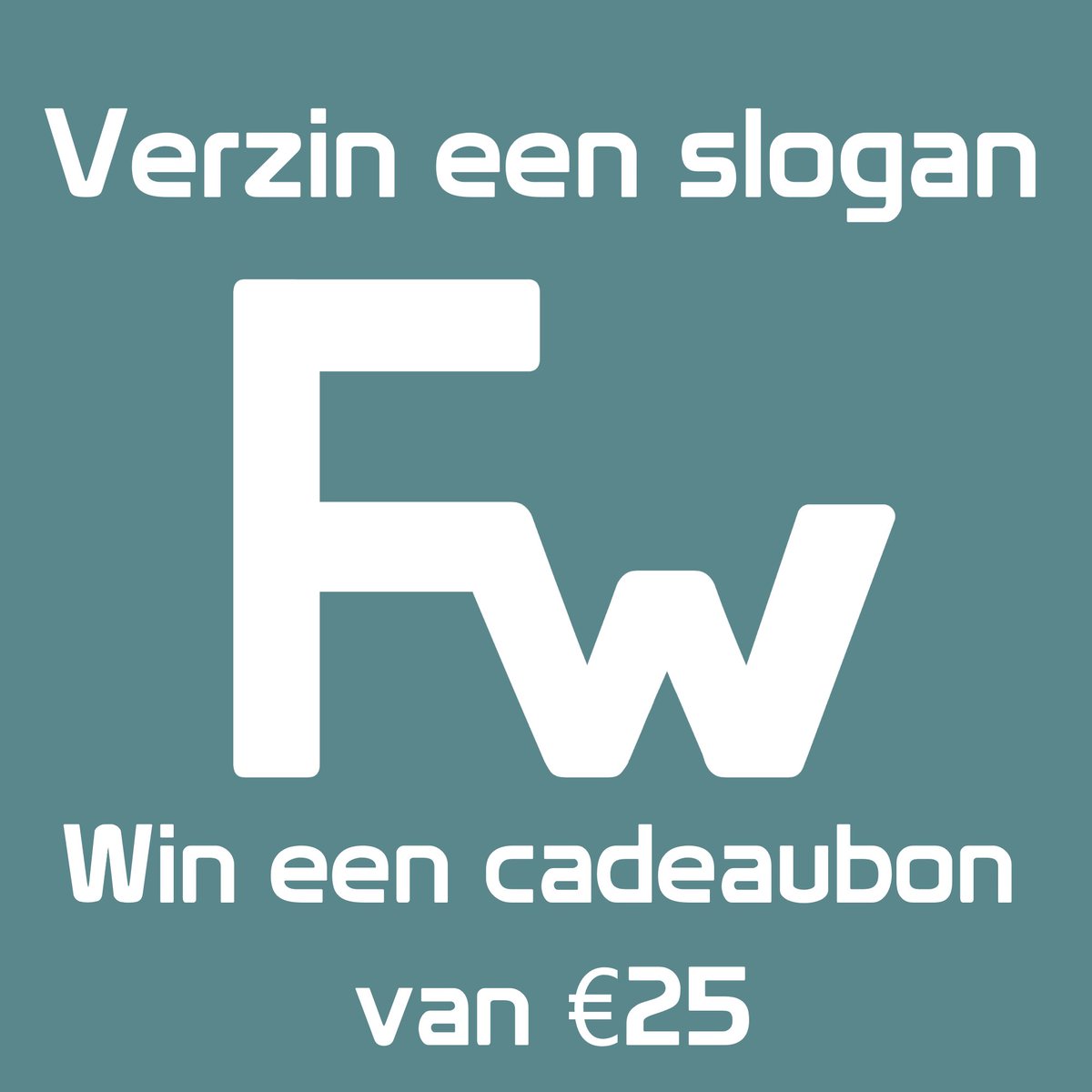FriendwebNL's tweet image. Wil je €25 winnen? Doe dan mee met onze contest en verzin de mooiste slogan van Friendweb! Meer info? Klik hier. friendweb.nl/posts/11918

#prijs #geld #winnen #friendweb