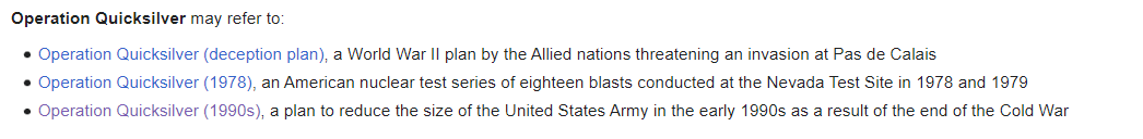 So, was your Paw-paw part of the fake invasion that never happened, the nuclear tests that vented radiation into the atmosphere, or was he downsized in the 1990s?
