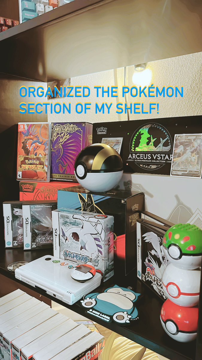 My lil Pokémon section is growing 💪