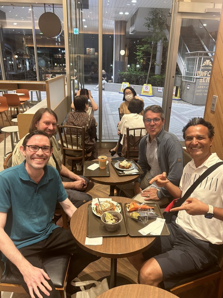 Shahid Mukhtar (@smukhtarlab) on Twitter photo After Ikinari Steaks, plant biologists are enjoy some Japanese sweets <a href="/plaza_genomics/">Vandepoele lab @vandepoelelab.bsky.social</a> <a href="/MaereLab/">Steven Maere</a> <a href="/davefaveplants/">David Favero</a> <a href="/CommsBio/">Communications Biology</a> & <a href="/SMukhtarlab/">Shahid Mukhtar</a> <a href="/ICAR_2023/">ICAR2023</a> #ICAR2023 After Ikinari Steaks, plant biologists are enjoy some Japanese sweets <a href="/plaza_genomics/">Vandepoele lab @vandepoelelab.bsky.social</a> <a href="/MaereLab/">Steven Maere</a> <a href="/davefaveplants/">David Favero</a> <a href="/CommsBio/">Communications Biology</a> & <a href="/SMukhtarlab/">Shahid Mukhtar</a> <a href="/ICAR_2023/">ICAR2023</a> #ICAR2023