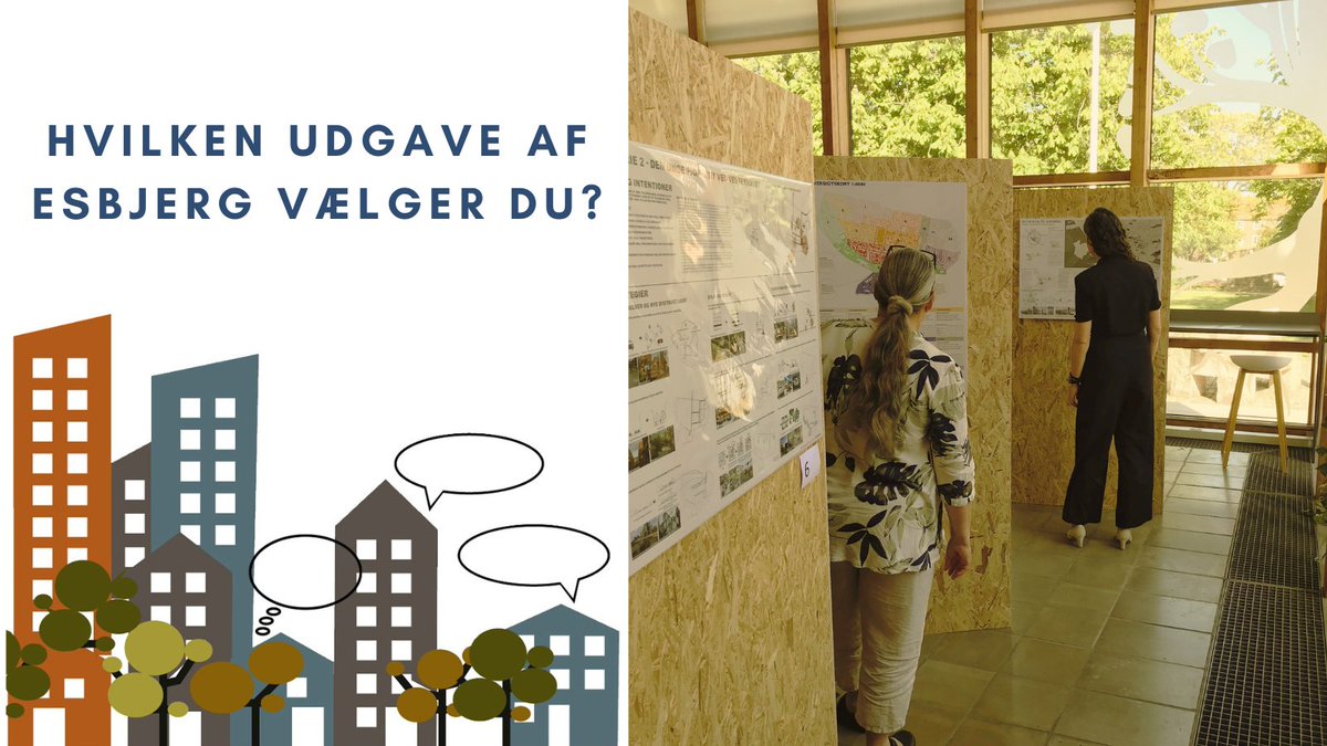 På Hovedbiblioteket kan du frem til den 28. juni se seks bud på, hvordan Esbjerg midtby og Rørkjær kan se ud i fremtiden. Dyk ned i planerne og vær med til at påvirke, hvilken retning vi skal gå.

Hør de tre arkitektteams fortælle:
esbjerg.dk/planer-projekt…