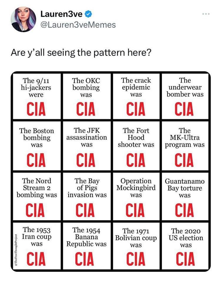 bambkb's tweet photo. 🚨🚨It’s hard to figure out a pattern sometimes, what do you guys think about this one?👇🧐

#CIA https://t.co/9NDaWmTVG2