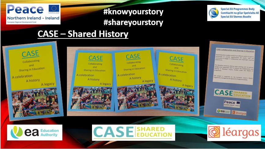 CASE - Collaborating and Sharing in Education

'A Celebration    A History    A Legacy'

Coming to you - very very soon

#knowyourstory 
#shareyourstory 
#ownyourstory 
#valueyourstory 

#SharedEd

<a href="/SEUPB/">SEUPB</a>
<a href="/Ed_Authority/">Education Authority</a>
<a href="/Leargas/">Léargas</a>