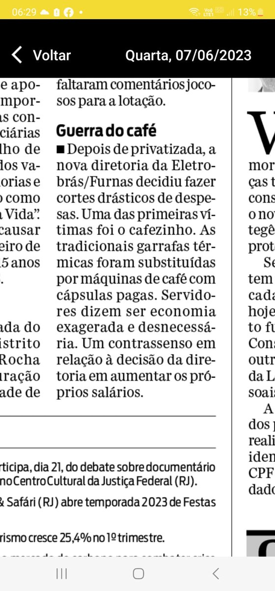 Ravno's tweet photo. Devolvam a Eletrobras para o povo Brasileiro!
Enquanto aumentam seus próprios salários para 200 ou 300 mil, fazem economia cortando cafezinho.

Prioridade no bem público e um ambiente de trabalho saudável é o que precisamos para uma empresa como a Eletrobras.
#DevolvamAEletrobras https://t.co/ioVE0uxcdh