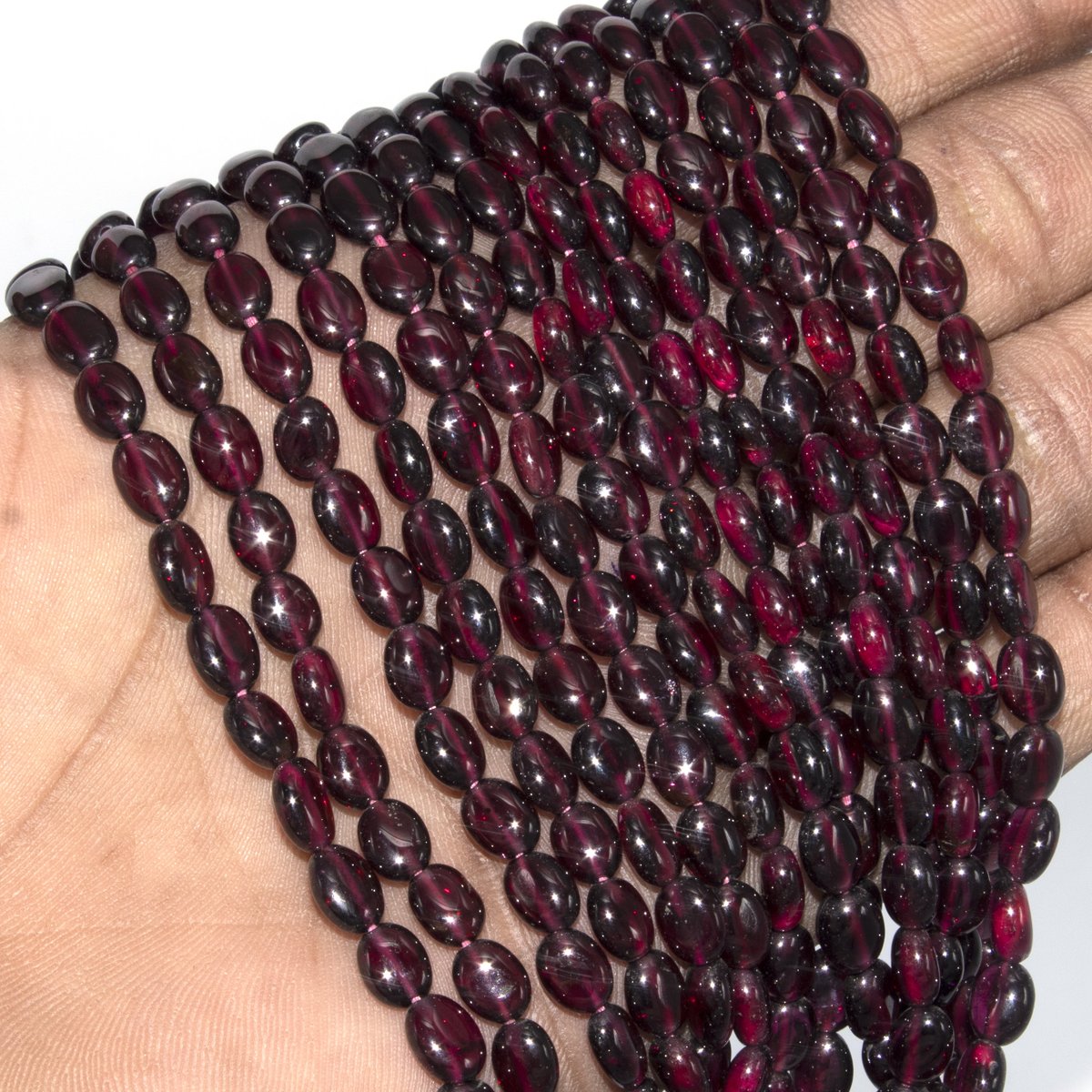 Excited to share the latest addition to my #etsy shop: Smooth Garnet Oval shape Beads Natural Garnet Plain beads for jewelry making Handmade Polished Garnet beads 20 'Strand 5-7 mm etsy.me/3J0rouc #red #christmas #rondelle #hatmakinghaircrafts #beachtropical #g