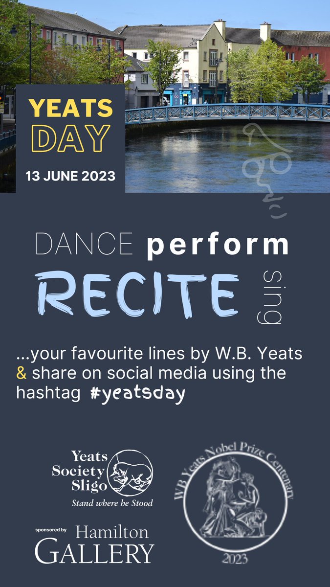YeatsDaySligo's tweet photo. A selection of this years #YeatsDay artwork.   

Pick a favourite and help spread the word for next Tuesday.   

Looking forward to your wonderful posts from all around the world.   

What will you read? https://t.co/qBzds0ITMi