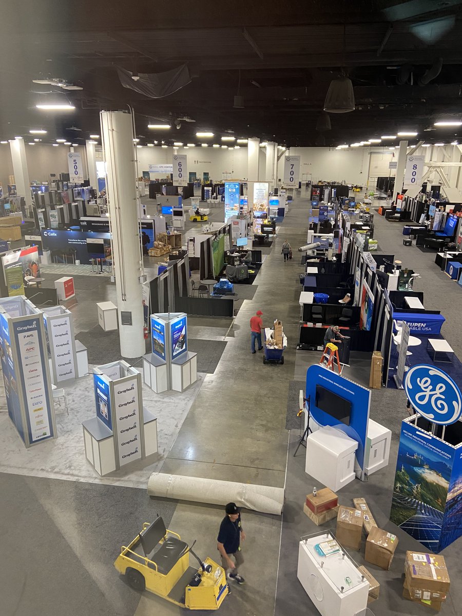 The expo hall is really coming together! Join us for the grand opening today at 2pm following the General Session.