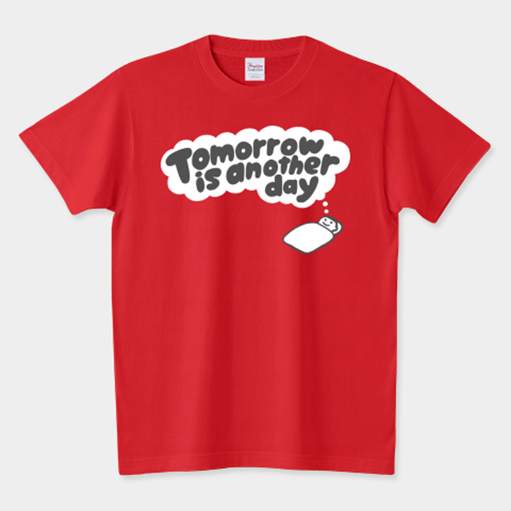 「こんなときですけど宣伝すみません!新作Tシャツ「Tomorrow is anot」|みずしな孝之「きりもやびより」5巻（最終巻）は4/21発売のイラスト