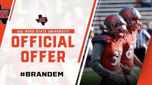 After a great talk with @CoachE_Daniels I am grateful to announce that I have received my first offer from @SRSUFootball. @CoachBD77 @GridironImports @GIfootballChris @PeterDaletzki @ImmoOsterkamp