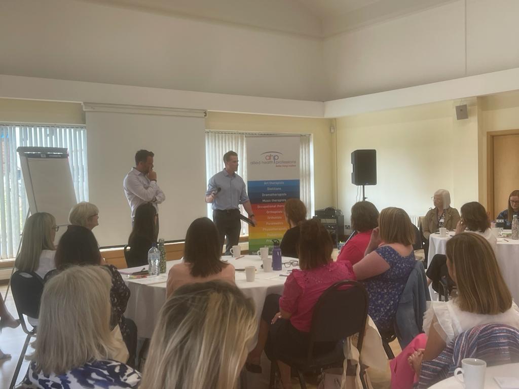 Public Health Agency (@publichealthni) on Twitter photo Successful workshop today bringing together Allied Health Professionals & key stakeholders in Health & Education to find innovative, collaborative ways to better support children with special educational needs in Northern Ireland
<a href="/healthdpt/">Department of Health</a> <a href="/Education_NI/">Education NI</a> <a href="/Ed_Authority/">Education Authority</a> <a href="/ahpfni/">Allied Health Professions Federation NI</a> Successful workshop today bringing together Allied Health Professionals & key stakeholders in Health & Education to find innovative, collaborative ways to better support children with special educational needs in Northern Ireland
<a href="/healthdpt/">Department of Health</a> <a href="/Education_NI/">Education NI</a> <a href="/Ed_Authority/">Education Authority</a> <a href="/ahpfni/">Allied Health Professions Federation NI</a>
