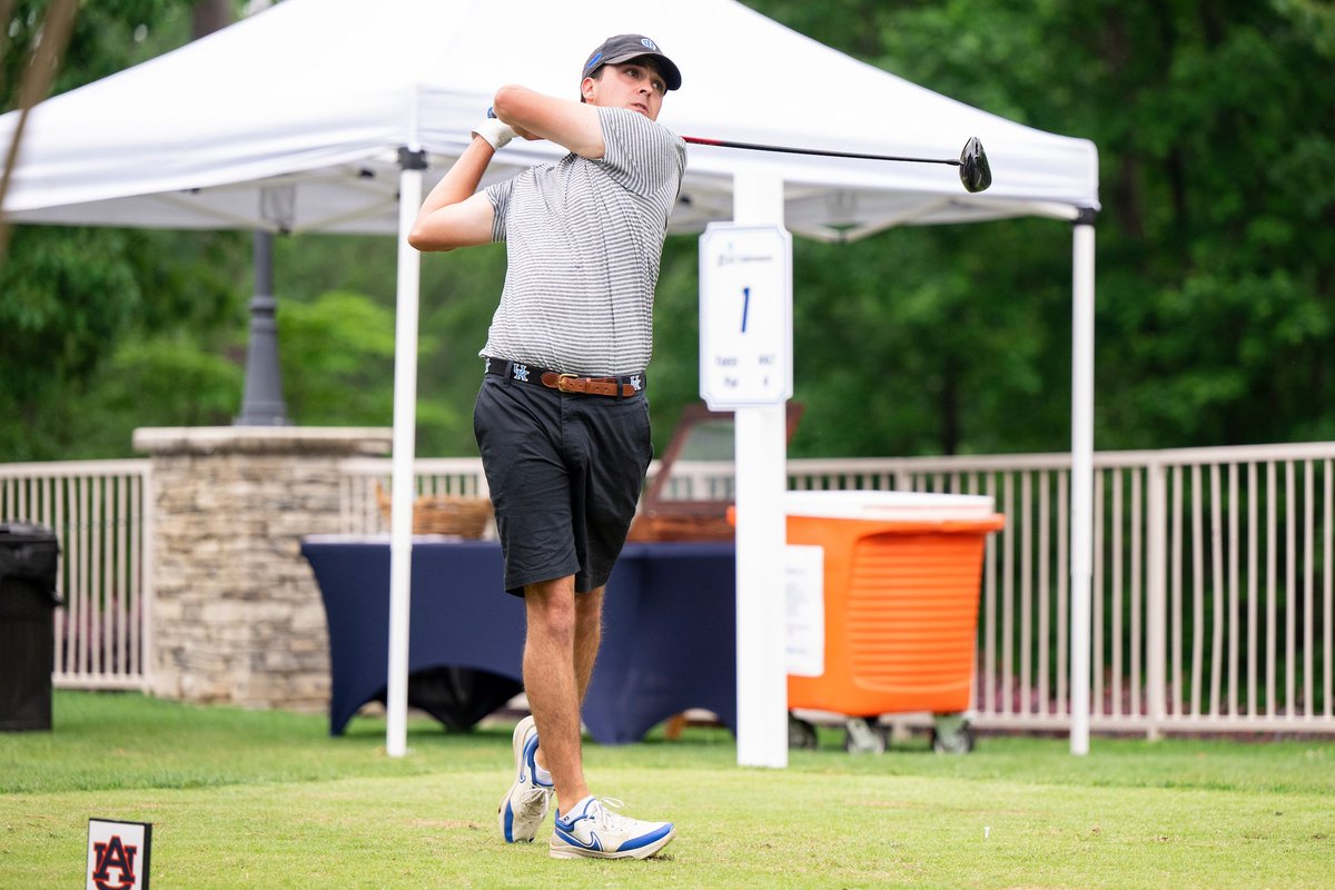 UKmensgolf's tweet photo. Alex Goff tees it up this morning in the opening round of the Dogwood Invitational at Druid Hills Golf Club in Atlanta!

Live scoring ➡️ https://t.co/Pb1AKzYv0t

#GoBigBlue https://t.co/fsCpjjbiBC