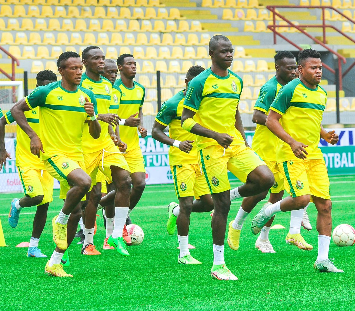 📸 #NPFL23ChampionshipPlayoff 

Warmup session| #BENENY 

#NPFL23 
#NPFL23Super6