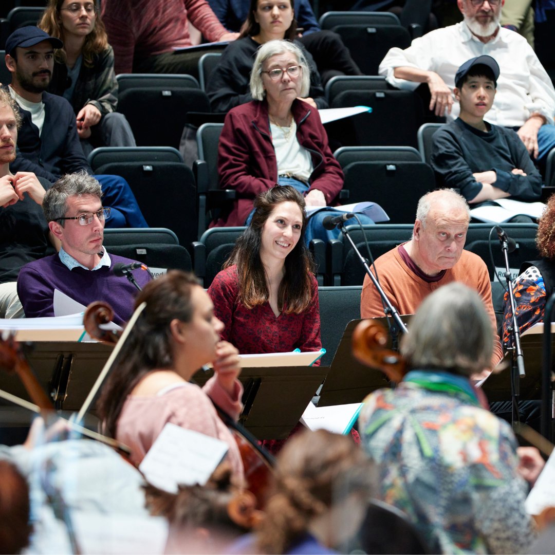 londonsymphony's tweet photo. This year we heard new pieces from @EdwinHillier @marinoarcaro @robinhaigh1 @robert_crehan @aaaaglrr @LithaEfthymiou and returning works from @christianljdrew @StefConner whose pieces will be performed by us live in concert next April. https://t.co/xYZisN5Iiv