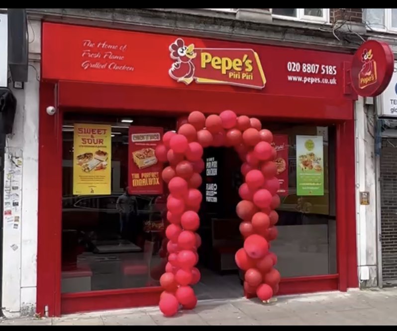 New Pepes Piri Piri with equipment by Sweetheat in Edmonton London Opening today #pepespiripiri #edmonton #london #grilled #grilledchicken #fastfood #takeaway #restaurant #hospitality #chef #cateringequipment