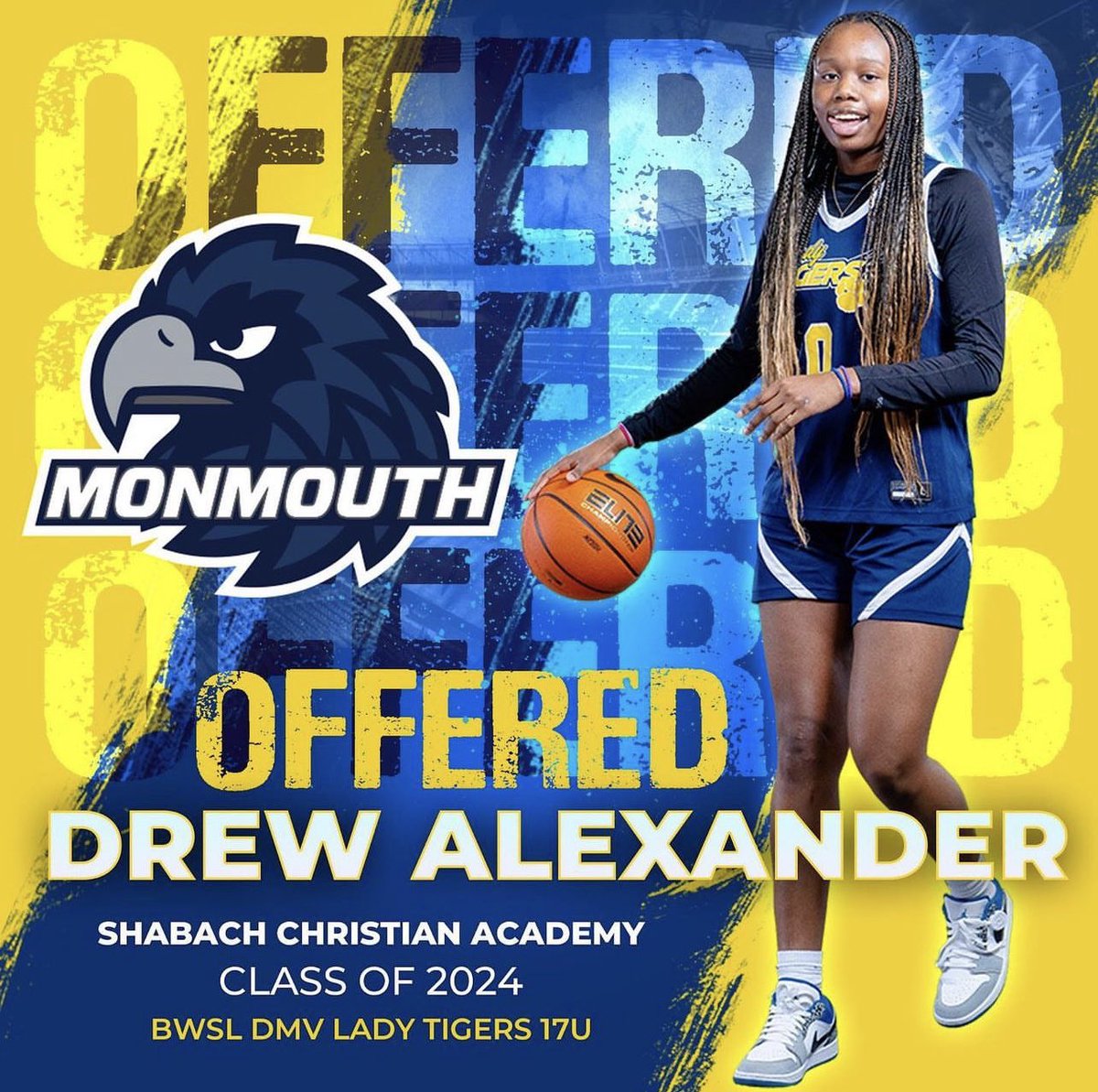 Our @SHABACHEducates players from the Class of 2024 are already receiving college offers! How blessed! Congratulations Drew! - and thank you @MonmouthBBall @monmouthu