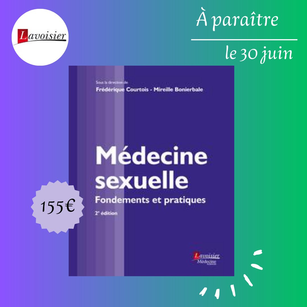 Ne manquez pas la parution de notre ouvrage « Médecine sexuelle. Fondements et pratiques » coordonné et écrit par des professionnels des domaines de la médecine sexuelle et de la sexologie. 

Découvrez dès maintenant les détails de l'ouvrage à paraître 👉 bit.ly/42nDKDj