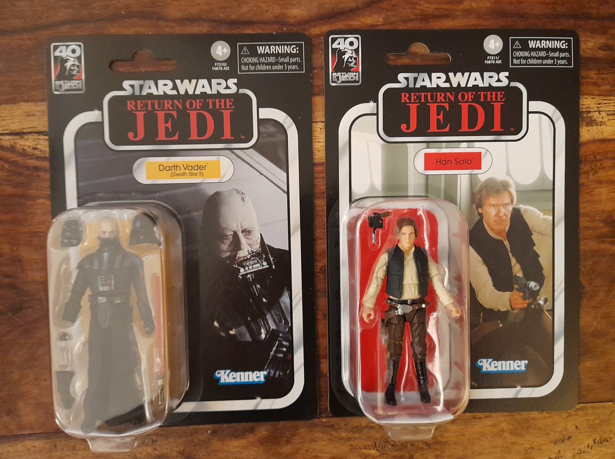 Also received these two TVC #ReturnOfTheJedi figures! #StarWars