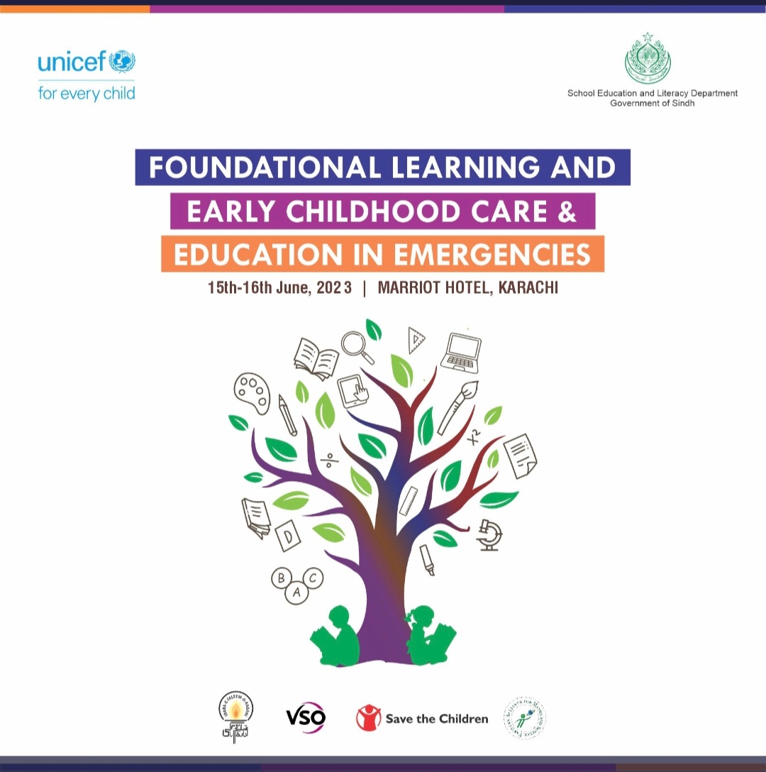 SELD, GoS in collaboration with 
@UNICEF & technical partnership with #ITA is conducting a two-day Conference on #FoundationalLearning and #EarlyChildhoodCare & #EducationinEmergencies on 15th & 16th June 2023.

#ITACEC #UNICEF #VSO #SELD #PAMS #SavetheChildren