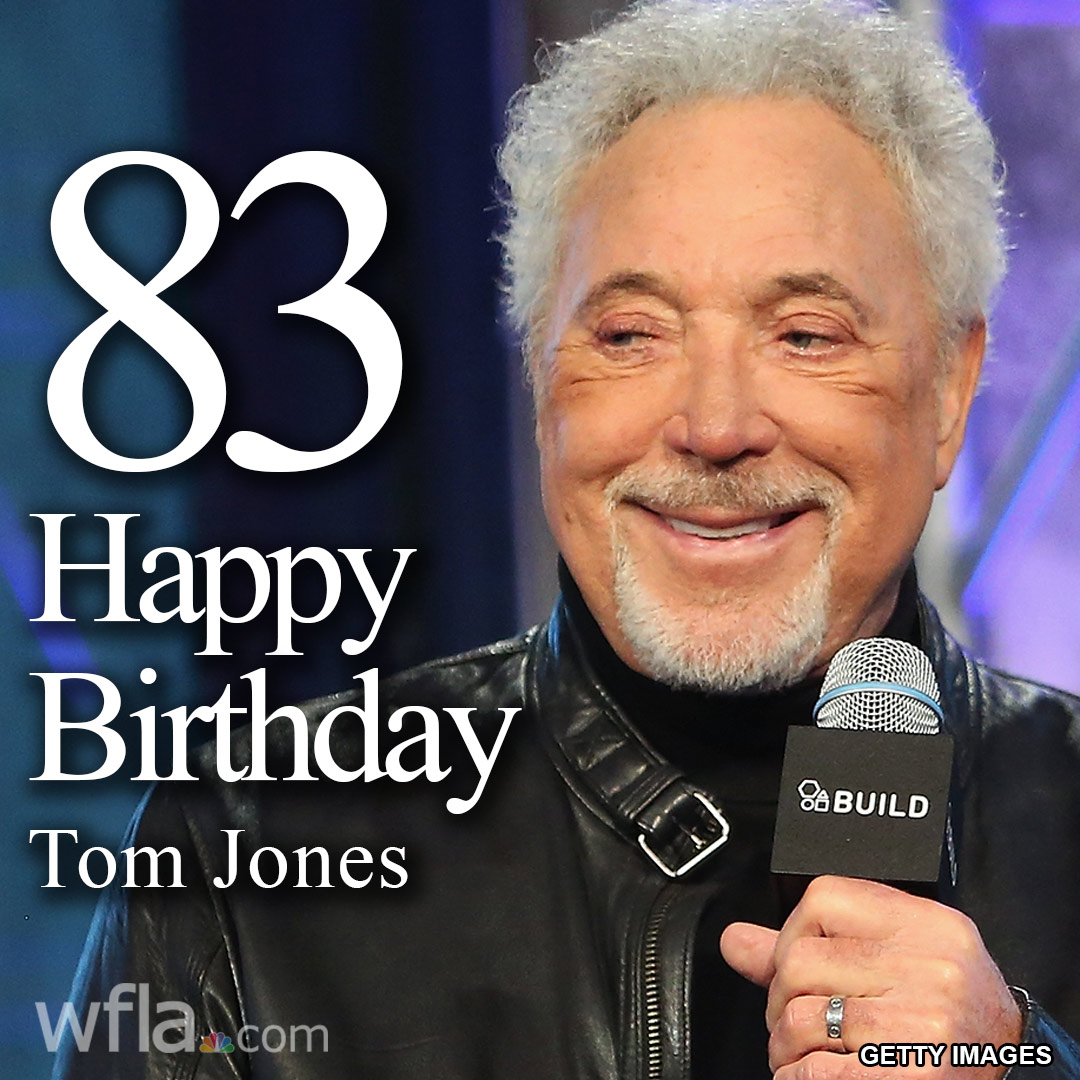 HAPPY BIRTHDAY, TOM JONES! The \"It\s Not Unusual\" singer turns 83 today!  