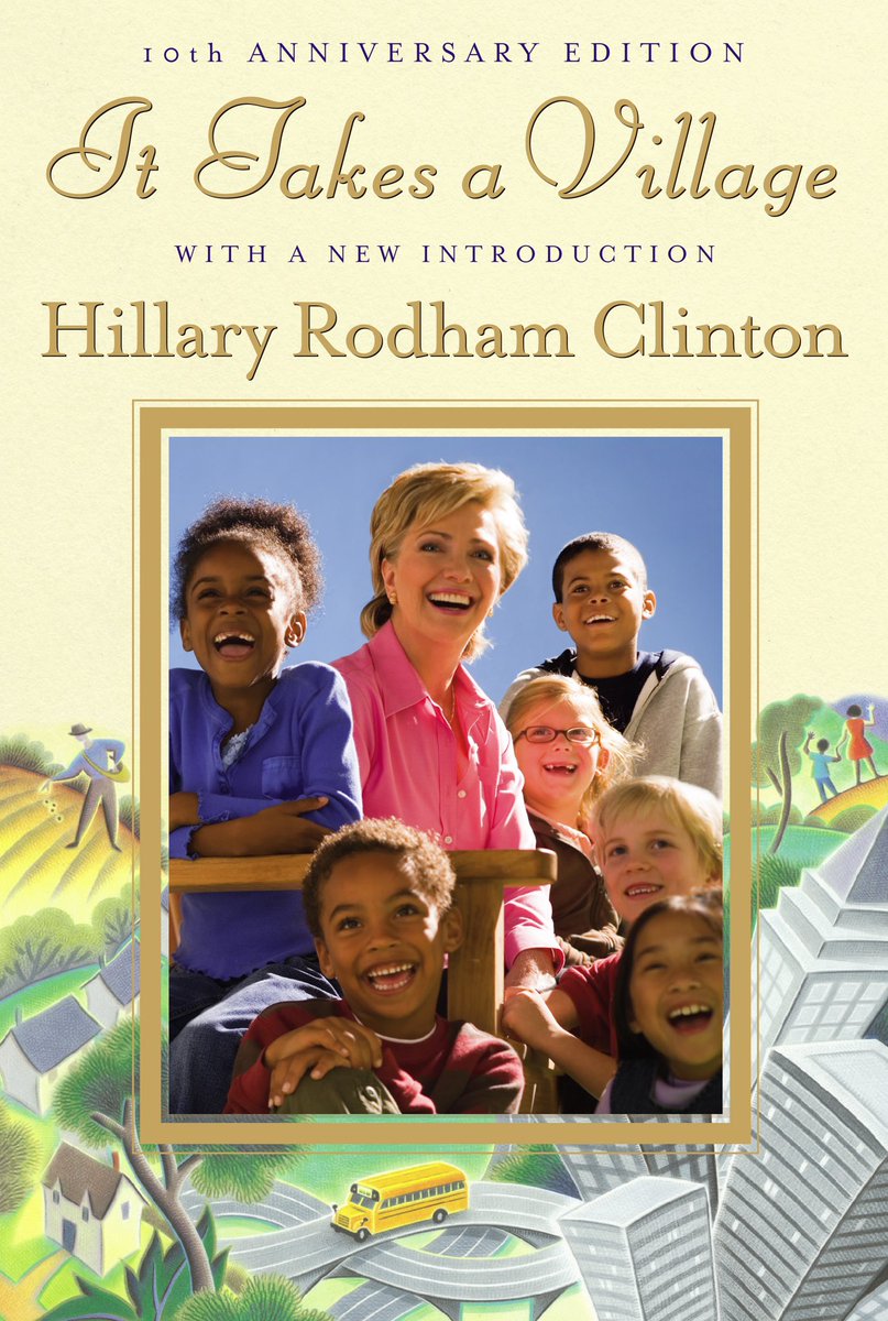 In 1996 @HillaryClinton wrote #ItTakesAVillage. 

This was part of Democrats trying to take control of our children. I was a young teacher and they told us this was groundbreaking and we were more then just teachers.

#SaveOurKids #SaveTheKids 
#HillaryClinton