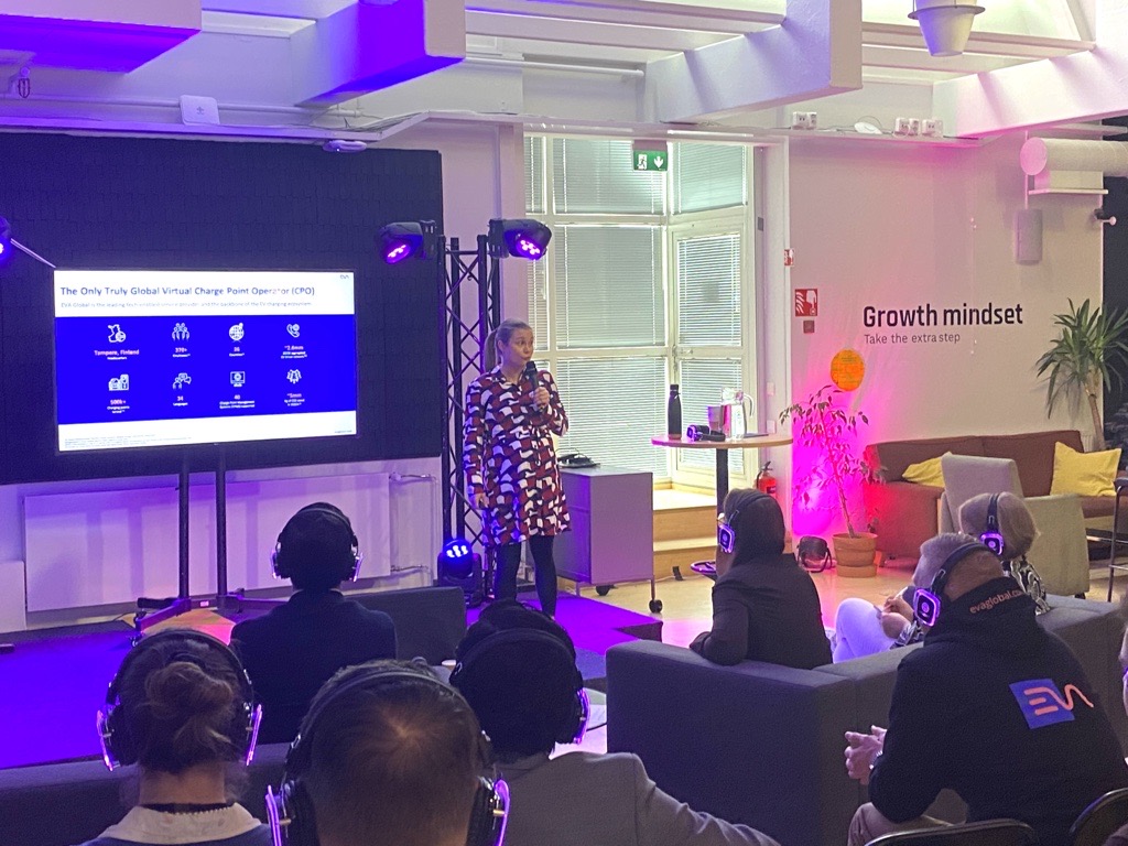 EVASSISTGLOBAL's tweet photo. Inspiring week in #Tampere! ⚡️ At the #TSCEC, we witnessed visionary minds, cutting-edge tech, and innovative solutions. Today our CEO Niina was invited to pitch at @Platform6tre. 🚀 This was a great occasion to meet other interesting growth companies and investors! https://t.co/JQKaeti0Nd