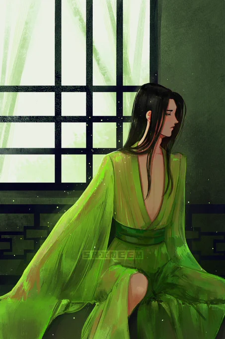 Qrt your artworks of beautiful men   I seem to have a thing for long haired men 