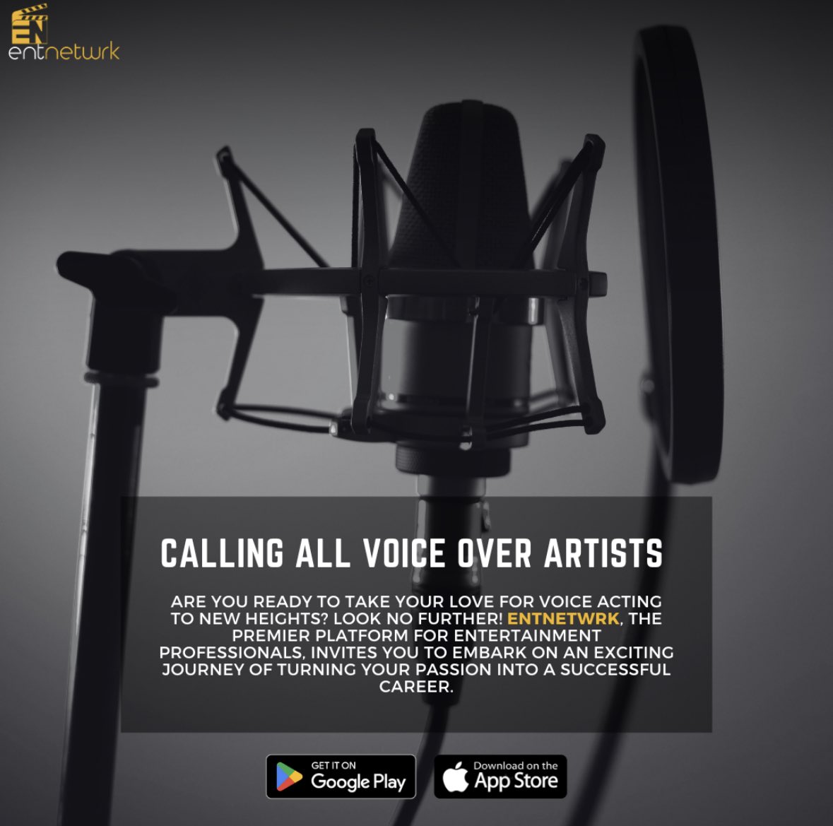 HitFameOfficial's tweet photo. Work it, make it, do it !!
EntNetwrk widens the passage to Industry for you, Grab the opportunity now
Download link in bio
#entertainment #bollywood #trending #model #musician #actor #entnetwrk #voiceover https://t.co/WqJAH0nRLG