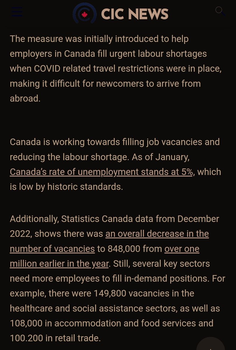 🇨🇦🇨🇦🇨🇦🇨🇦🇨🇦🇨🇦
Insights from CICNEWS.COM ABOUT THE ISSUE OF CONVERTING VISIT VISA TO WORK PERMIT

READ MORE ON: cicnews.com/2023/02/ircc-e…

#canadavisa #canadavisitvisa #visitvisa #NorthAmerica 🇨🇦🇨🇦🇨🇦🇨🇦🇨🇦🇨🇦🇨🇦🇨🇦🇨🇦