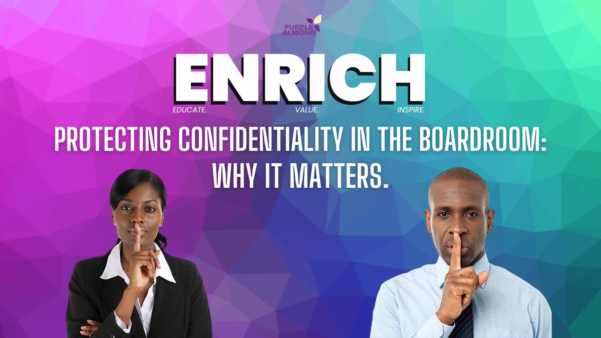 _PAConsulting_'s tweet photo. Check out our latest article on the importance of protecting confidentiality in the Boardroom! 

Discover why confidentiality matters for effective governance and join the conversation. 

Read the full article here 👉🏽 https://t.co/tMort010J8 and share your thoughts! https://t.co/w58iQjFGrd