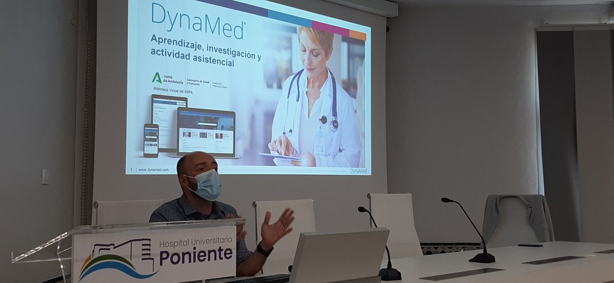 Hospital Universitario Poniente (@huniv_poniente) on Twitter photo Formación para Residentes del #HUnivPoniente y el <a href="/deponiente/">pa lo</a> sobre la herramienta Dynamed EBSCO y el funcionamiento de la Biblioteca Virtual del SSPA
<a href="/bvsspa/">Biblioteca Virtual del SSPA</a> impartida por Nuno Henriques e Irene Villegas
#SomosPoniente
<a href="/saludand/">Consejería de Salud y Consumo</a> <a href="/AlmeriaJunta/">AlmeríaJunta</a> <a href="/peacro/">PEDRO ACOSTA</a> <a href="/CheloArtero/">Chelo Artero</a> <a href="/juanbelmena/">Juan de la Cruz Belmonte Mena</a> Formación para Residentes del #HUnivPoniente y el <a href="/deponiente/">pa lo</a> sobre la herramienta Dynamed EBSCO y el funcionamiento de la Biblioteca Virtual del SSPA
<a href="/bvsspa/">Biblioteca Virtual del SSPA</a> impartida por Nuno Henriques e Irene Villegas
#SomosPoniente
<a href="/saludand/">Consejería de Salud y Consumo</a> <a href="/AlmeriaJunta/">AlmeríaJunta</a> <a href="/peacro/">PEDRO ACOSTA</a> <a href="/CheloArtero/">Chelo Artero</a> <a href="/juanbelmena/">Juan de la Cruz Belmonte Mena</a>
