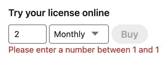 They didn't mention if it's [1, 1] or (1, 1), IYKWIM