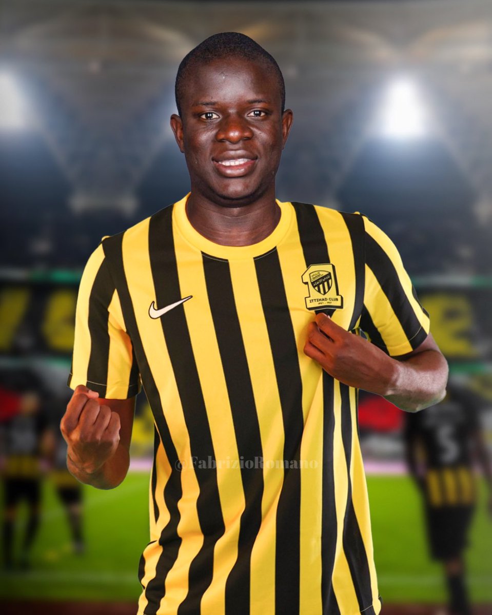 N’Golo Kanté to Al Ittihad, here we go! 🟡⚫️🇸🇦 #CFC

◉ Medical tests completed in London.

◉ 2 year deal with an option for further season.

◉ €100m per season salary — figure includes image rights, commercial deals and ‘creative’ portfolio.