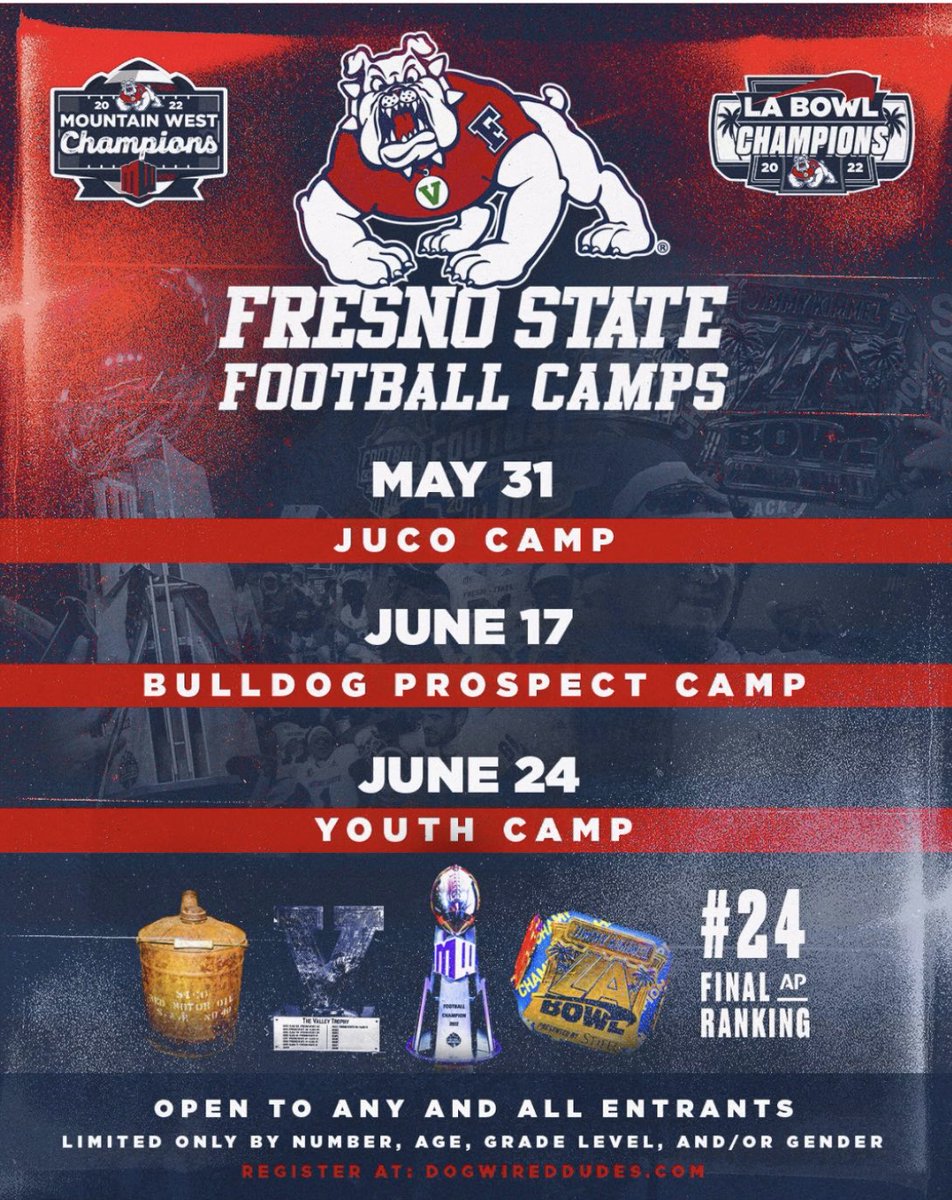 Thanks for the invite ⁦<a href="/FresnoStateFB/">Fresno State Football</a>⁩ ⁦⁦<a href="/CoachTedford/">Jeff Tedford</a>⁩