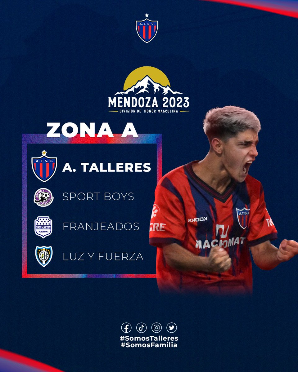 atscfutsal's tweet photo. #DivisionDeHonor2023 

🫡 TENEMOS GRUPO 

🔥 ¡Les dejamos el difícil grupo que integra nuestro equipo junto a Franjeados, Luz y Fuerza y Sport Boys, en la División de Honor a disputarse desde el 25 de Junio en nuestra provincia!

#SomosTalleres 
#SomosFamilia https://t.co/ZgreshQIjT
