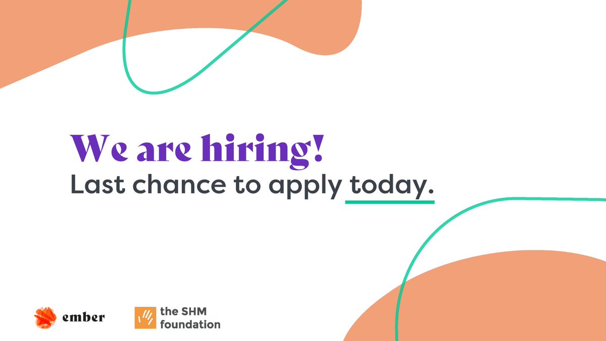 Ember Mental Health (@ember_mh) on Twitter photo LAST CHANCE TO APPLY!
Our applications for Impact Officer at <a href="/SHMFoundation/">SHM Foundation</a> close today.
We are looking for a collaborative, creative and self-motivated individual. Is this you?
Click the link to apply!
linkedin.com/posts/the-shm-… LAST CHANCE TO APPLY!
Our applications for Impact Officer at <a href="/SHMFoundation/">SHM Foundation</a> close today.
We are looking for a collaborative, creative and self-motivated individual. Is this you?
Click the link to apply!
linkedin.com/posts/the-shm-…