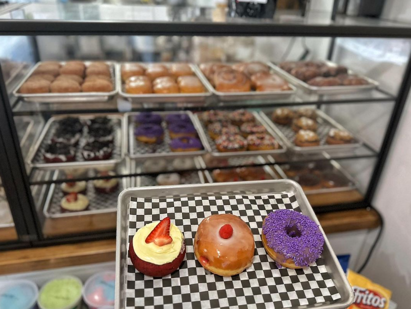 GM from a donut.