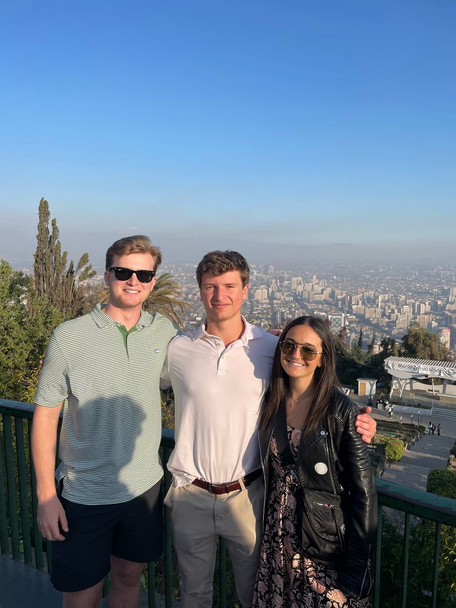 DurhamAcademyAl's tweet photo. Alums around the world! Isabella Towning, ‘20 Will Nichols ‘20 and Henry Leisure participated in the UNC Kenan-Flagler GIE study abroad in Argentina and Chile, while learning about business strategy in different economies. #DAAbroad #DAAlumni #UNCCH #UNC #DurhamAcademy https://t.co/d5Lb0UxhQy