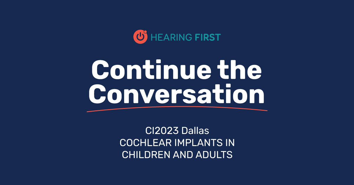 Attending #CI2023Dallas? You’re invited to “Continue the Conversation” at a reception following the (Re)Habilitation Connect Forum. 

Interact with speakers and other attendees, and tweet your pics and takeaways!