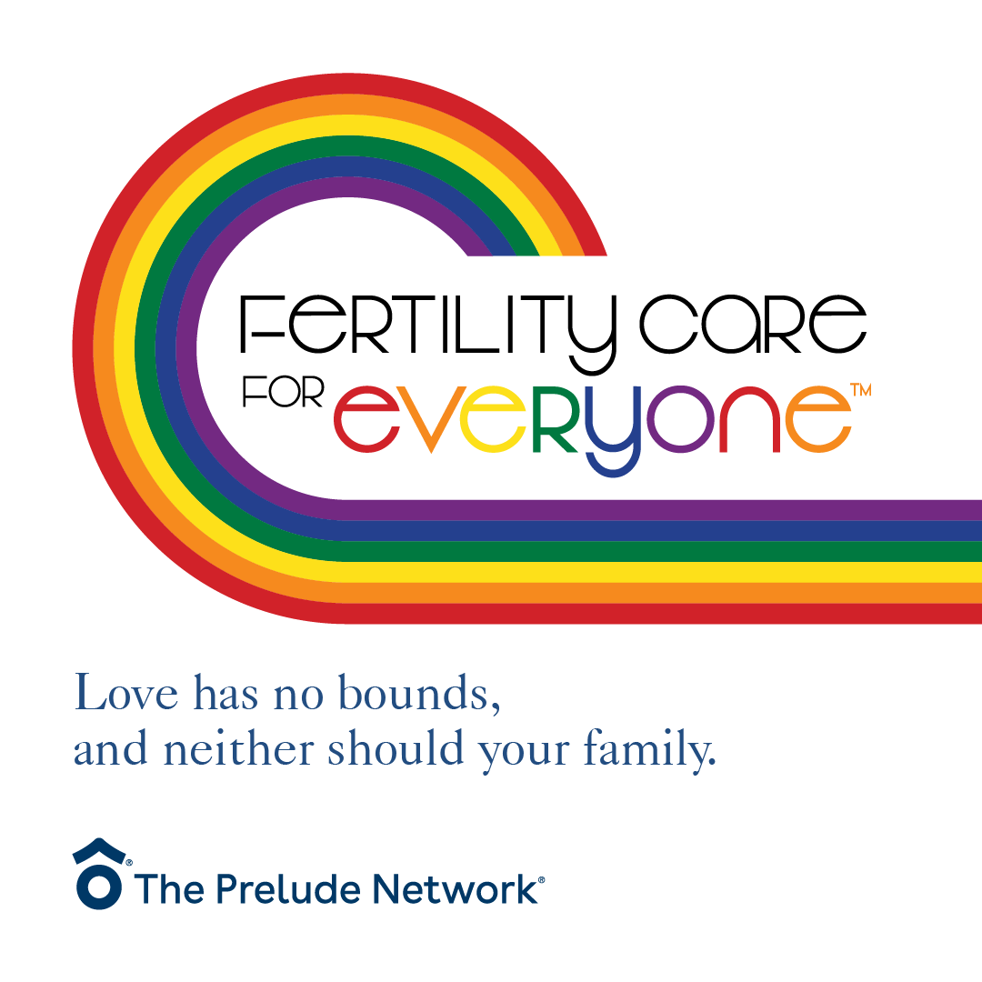 As a member of The Prelude Network®, (your clinic name) provides compassionate, inclusive fertility care to help you build the family of your dreams. Click to learn more and request a consultation: pride.preludefertility.com #fertilitycareforeveryone #pride