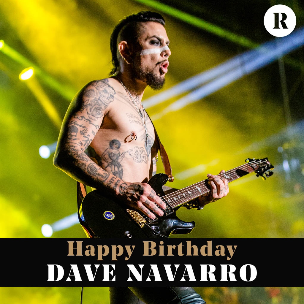 ⚡ Happy birthday, Dave Navarro! 🎧 What's your favorite @janesaddiction song?
