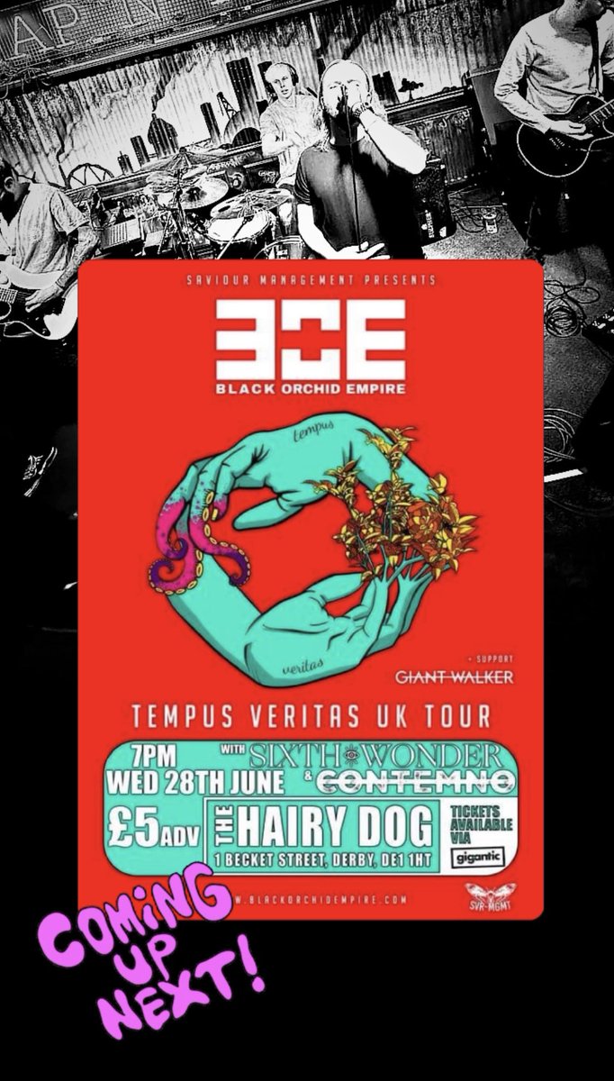Our next show is on 28th of June at <a href="/hairydogderby/">The Hairy Dog</a> ! 
We are supporting  Black Orchid Empire alongside Giant Walker and <a href="/sixthwonderband/">Sixth Wonder</a> …basically it’s gonna be insane 🔥

#metal #livemusic #derby #live