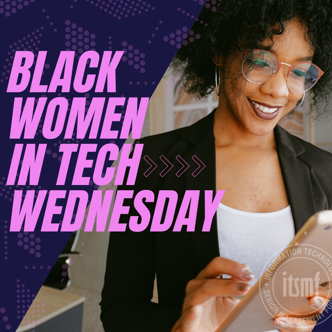 BLACK WOMEN IN TECH WEDNESDAY
We are celebrating Black women who are paving the way in STEM and breaking barriers...

ladybirdtalent.com/blog/black-wom…

itsmfleaders.org
.
.
.
#blackwomenintech #itsmf #itsmfleaders #itsmyfamily #blacksintech #blackexcellence #informationtechnology