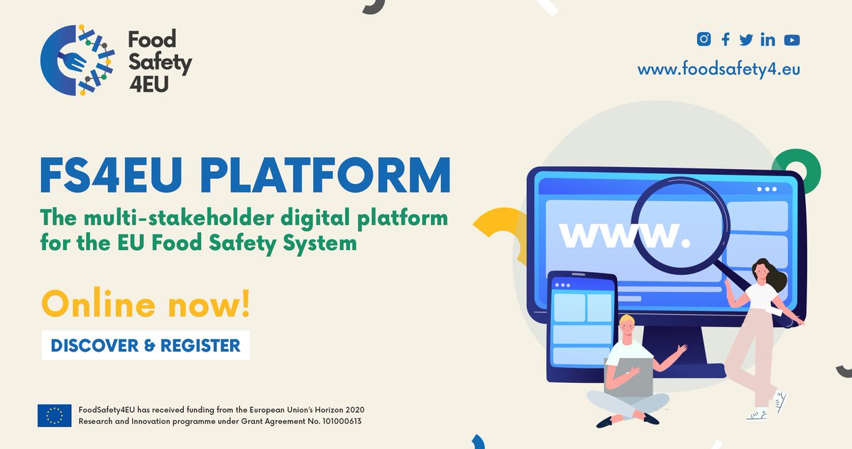 fs4eu's tweet photo. Announcing the FS4EU platform is our contribution to celebrate the #WorldFoodSafety Day. ๐
Come in and discover how we can improve together the Food Safety System with new tools, knowledge centre and resources!
๐https://t.co/ZFeEaYisB2
#FoodSafetyAwarenessMonth https://t.co/QfRG7nBpt9