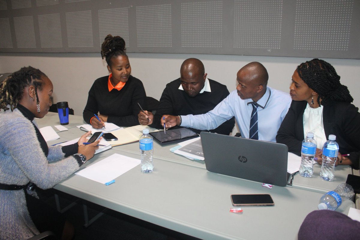MoJCA_Eswatini's tweet photo. Day 3 

#ChangeManagementWorkshop

#IECMS
Change Champions working on the Case Management System Communications Strategy, Training and Coaching Plans https://t.co/FdohwHQ05p