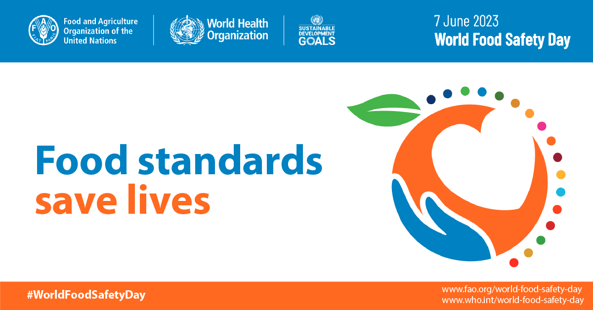On June 7, we celebrate #WorldFoodSafetyDay. By spreading awareness about food safety, we can all do our part to keep ourselves, our families, and our friends, including vulnerable people, safe from #FoodPoisoning. ow.ly/8Q7i50OwT5N